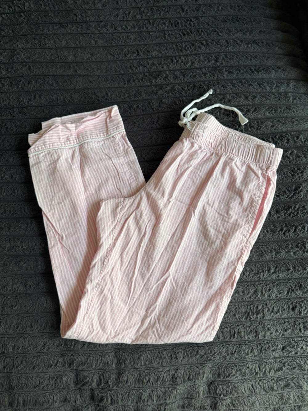 Classic Pink Stripe Pajama Set - Women - Picture 11 of 12
